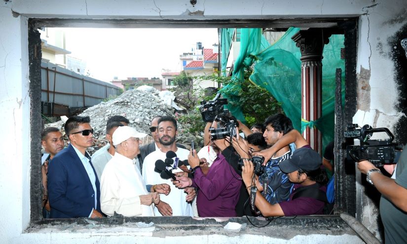 ओलीले गरे बालकोट निवासको अवलोकन